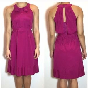 Mark Jacobs New Silk A Line Fuchsia Dress
